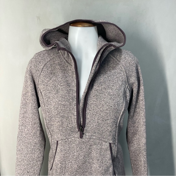 Lululemon Fleece & Thank You Pullover Sz 6 In Heathered Smoky Blush - Picture 6 of 15